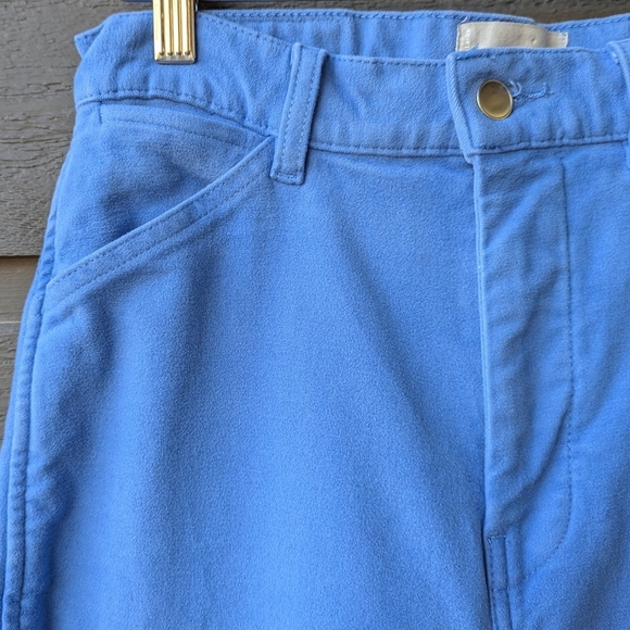 Everlane High Rise Brushed Organic Cotton Straight Leg Pants - Picture 2 of 9